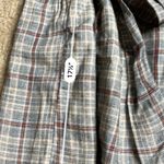 American Eagle  Grey Paper Bag Plaid Mini Skirt Photo 2