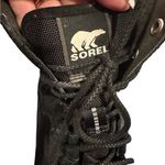 Sorel CARIBOU WOMENS BLACK SUEDE ANKLE WATERPROOF SHOE BOOTS 8 Photo 5