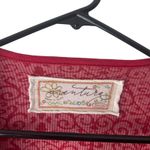 Aventura Women's Size Medium Red Fair Isle Thermal Long Sleeve Shirt Photo 4