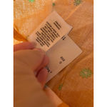 Abound ‎ Orange Asterisk Floral Linen Mini Skirt Size Small NEW Photo 4