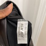 New Mix High Waisted Leather Pants by . Color Black. Size Medium. Photo 3