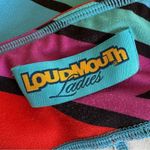 LOUDMOUTH Captain Thunderbolt Leggings Size Large Red Photo 6