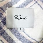 Rails Hunter White Blush Blue Patriot Plaid Button Down Flannel Shirt Size S Photo 11