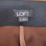 Loft  Faux‎ Suede Side Zip Leggings Size 8 Photo 6