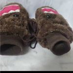 Brown Furry Monster Mittens Photo 4