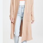 Line and Dot Victoria Duster Cardigan in Tan Size X-Small Gently Used Photo 0