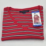 Tommy Hilfiger NWT š Womens Striped V Neck Jersey Top Photo 1