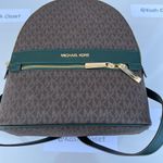 Michael Kors Racing Green Kenly Backpack Photo 5