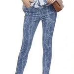 DKNY  High Rise Skinny Delancey Snake Skin Printed‎ Jeans SZ 31/12 NWT WMN'S Photo 0