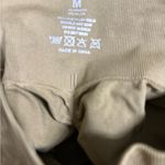 Khaki Contour Workout Leggins Tan Size M Photo 3