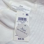 Jenni NWT  Reversible Terry Cloth Hat Navy White Stripe One Size New w/Tag $39.99 Photo 3