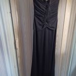 Flip womens elegant formal gown dress black size 3 4 bejeweled Photo 3