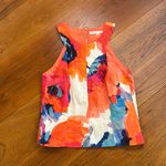 Trina Turk Tina Turk Katy Poppy Floral Multi Color Cotton Halter Top Photo 3