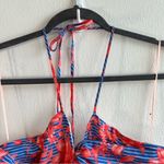 Badgley Mischka Belle Dress Delaney Floral Halter Tie Neck Lined Maxi Sz 6 NWT Photo 5