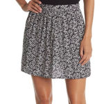 Abound  Cow Print Mini Skirt Photo 0