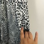 Anthropologie breezy wide-leg jumpsuit in black motif animal print size medium Photo 4