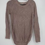Pink republic  BRAIDED PULLOVER SWEATER MEDIUM Photo 0