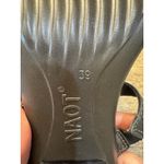 NAOT Vogue Rivet Sandals Black Grecian Leather Sz EU 39 / US 8 Comfort‎ Photo 8