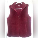 Calia By Carrie Underwood Sherpa Crimson Vest With Pockets Size Large Photo 1