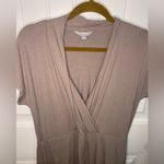 PURE Collection Jersey Knit Stretchy Deep V Neck Drop Waist Dress Size 12 Photo 1