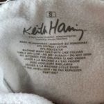 Keith Haring White Hoodie‎ Dancing Figures Circle Graphic Art Streetwear Pop Art Photo 5