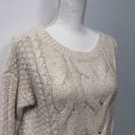 Holloway Cream Hollister knit long sleeve sweater Pull Over Size small Photo 2