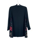 Vintage DIANE FREIS Patchwork Collage Black Jacket Size Large Blazer Art to Wear Photo 1