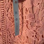 She & Sky  NWT Pink Lace design dress Sz Large Photo 6