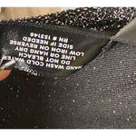 AQUA  Size L  Metallic Ruched detailing Long Sleeves Cocktail Sheath Dress Photo 8