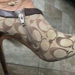 Coach signature boots sz 6 sexy boot for the ankle with the lock Photo 0