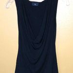 Byer California Byer Black Sleeveless Slouch Neck Blouse Top, M Photo 0