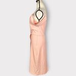 Fraiche by J Pink Off Shoulder Tulip Hem Knee Length Dress Women's Size Med NWOT Photo 3