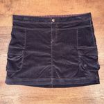 Athleta Corduroy Cargo Skirt in Dark Gray Photo 0