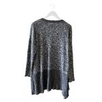 Soft Surroundings  Long  Oversized Heather Gray Open Front Pockets SZ L Photo 6