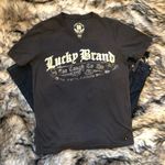 Lucky Brand  graphic print V-neck t-shirt Photo 3