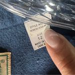 L.L. Bean Blue Vintage Long Sleeve Long Flannel Pajama Dress Size 12 Photo 6