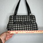 Croft & Barrow Croft & Barrow | Black and Gray Shoulder Bag with Structured Design 90s Y2K Photo 7