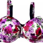 Victoria's Secret Victoria’s Secret Bombshell Bra Rhinestone Lingerie GLAM CZ 32C Black Purple Photo 0