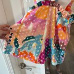 Hutch B1 NWT Anthropologie  Printed Halter Romper Size 8 Color Pink Orange Photo 5