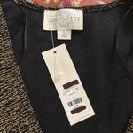 Sadie Front Twist VNeck Glitter Knit Lurex Bodysuit Gold Size L Photo 6