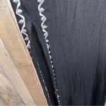 American Rag Size 3X Black Jumpsuit w/White Embroidered Design with Wide Legs Photo 6