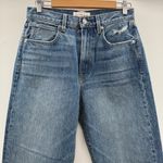 SLVRLAKE London Straight Leg Jeans in Gimme Shelter Sz 28 Distressed High Rise‎ Blue Photo 3