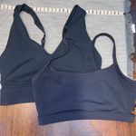 Fabletics Woman’s size medium  black sports bras Photo 0