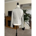 Bordeaux  Gray Open Drape Front Cardigan Jacket Size M Photo 2