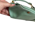 Jimmy Choo Tulita Shoulder Bag Sage Green Leather Chunky Buckle Front Summer Photo 11