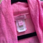 Lilly Pulitzer  100% linen taryn cardigan bright‎ pink Photo 1