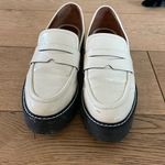 DSW Cream and Black Loafers Photo 1