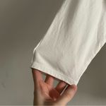 Free People  Heater Slouchy Oversized Mock Neck Long Sleeve Tee White Size Small Photo 2