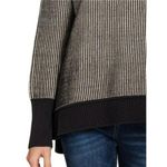 Zenana Outfitters Exposed Seam Two Tone Ribbed Sweater Photo 2