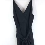 Finders Keepers Womens Romper V Neck Sleeveless Belted Black M Photo 0